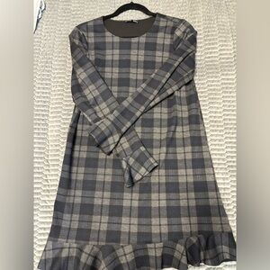 Zara Black and Gray Dress